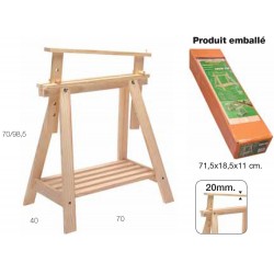 Set de tréteaux en bois - Construction / Génie civil - Autres