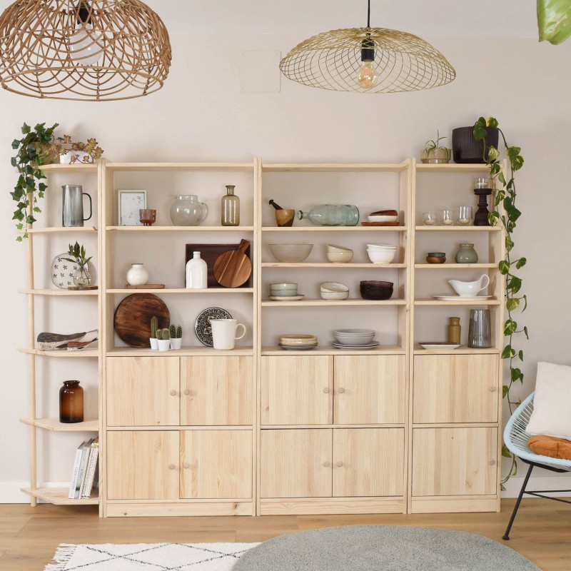 Étagère Pin Etagère pin massif GALA- 217X80