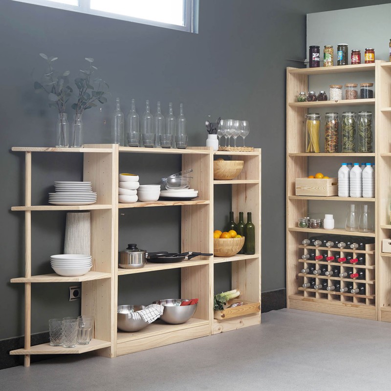 Étagère Pin Etagère pin massif GALA-121X80
