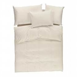 Sattin cotton bed cover - écru