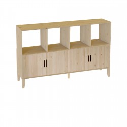 Regal aus Kiefermassivholz...
