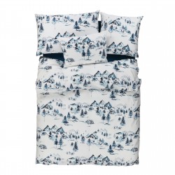 Cotton satin Duvet Cover -...