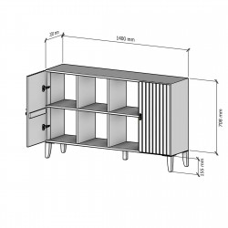 Buffet Gaspard 4X2